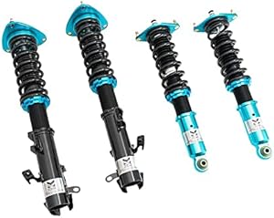 Megan MR-CDK-SOB15-EZII Blue Anodized EZII Series Coilover Damper Springs Kit