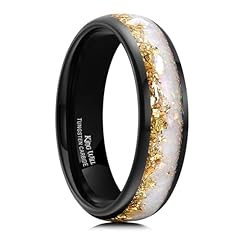 White Opal & Gold Foils