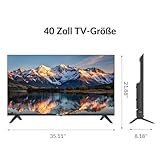 CRUA 40 Inch Smart TV VIDAA, Full HD 1080P LED TV with HDMI USB AV, Triple Tuner DVB-T2/T/C/S2, Compact Flat Screen TV for Home, Bedroom or Kitchen, Black [Energy Class E] - Image 8