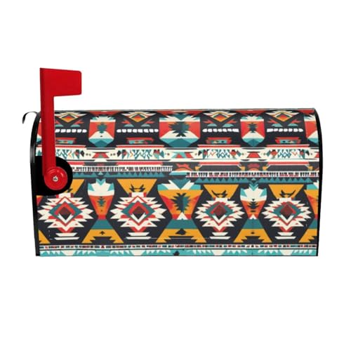 Native American Pattern Print Unique Mailbox Covers,Spring Mailbox Decoration,For Spring,Summer,Easter