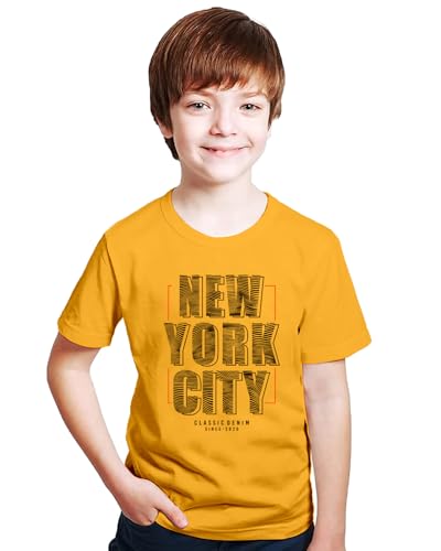 Image of XENOVAURBAN Kids Tshirts Combo of 3 Unisex Printed Round Neck Boys and Girls T-Shirts - P
