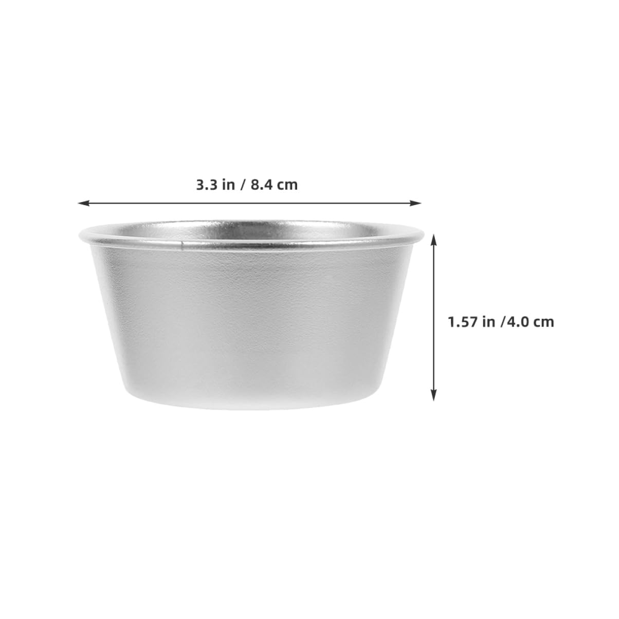 8 Kleiner Backformen aus Kohlenstoffstahl Antihaftbeschichtet Muffinformen für Kuchen Törtchen und Desserts