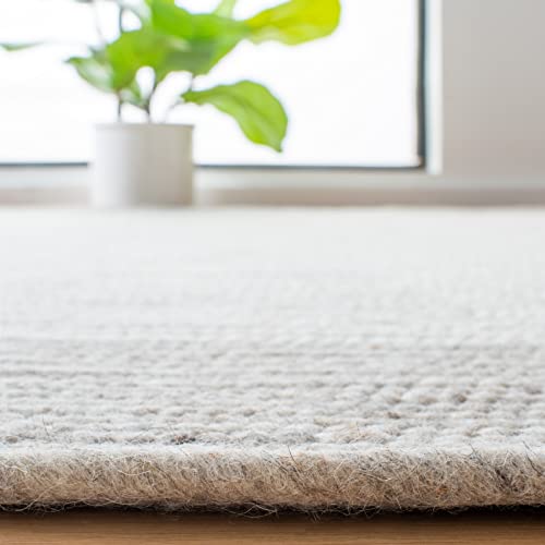 Tapete redondo beige/ivory tejido a mano de Safavieh miniatura 4