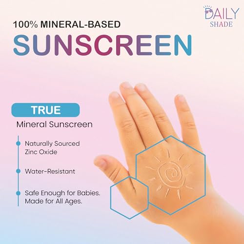 Image of Babe Shade Kid's Tinted Mineral Sunscreen for Face & Body with SPF 30 - Non-Nano Zinc, Reef Safe, Travel Size, Water Resistant & Hypoallergenic Skin Care for All Types of Skin Tone - 90ml