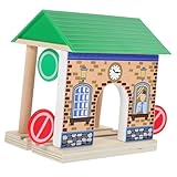 Voie ferrée pour tout-petits - parfaite pour la construction de scènes ferroviaires pour enfants, qui peut bien entraîner l'imagination de l'enfant, jouer au modèle de gare