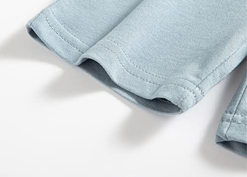 Shorts de secagem rápida para meninos e meninas, shorts de corrida de algodão casual de verão (azul,