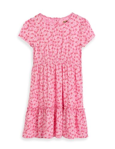 Amazon Brand - Symbol Girls Fit and Flare Printed Rayon Dress | A...