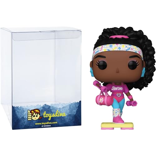 Funko Barbi e Rewind: P o p ! Retro Toys Vinyl Figurine Bundle with 1 Compatible Graphic Protector (122-67453 - B)