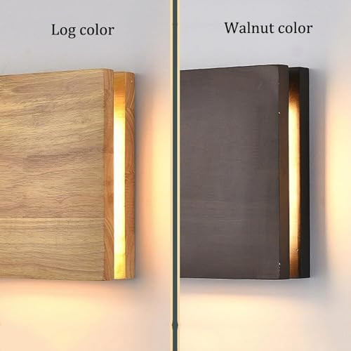 Apliques de pared modernos regulables de madera contra la fatiga ocular interior 6