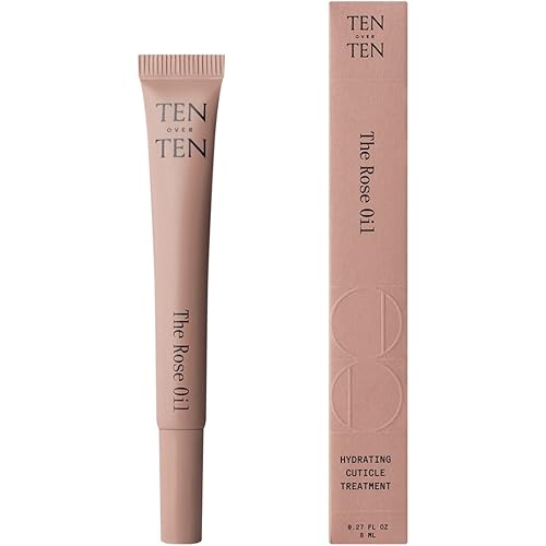 Tenoverten - The Rose Oil Cuticle Treatment | Clean, Natural, Non-Toxic Nail Care (0.27 fl oz | 8 mL)