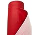 Produktbild A-Express Premium gekörnt Bezugsstoff Kunstleder Polsterstoff Gekörnt Lederimitat texturiert Lederstoff Möbelstoff Meterware, 200cm x 140cm (Rot)