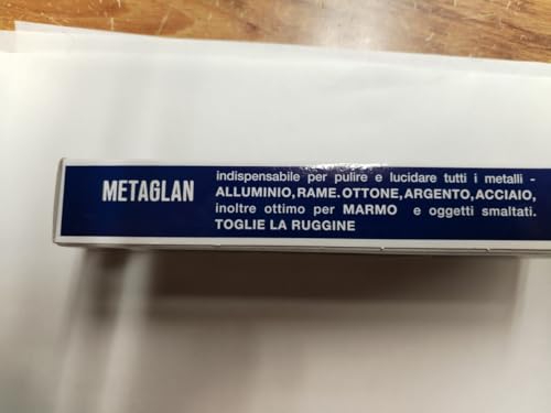 Crema lucidante: Metaglan. Pasta lucidante per metalli.pulisce e lucida tutti i metalli. Tubo da 50 ml. Pasta lucidametalli