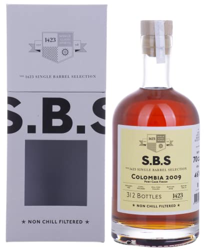1423 S.B.S COLOMBIA Port Cask Finish 2009 46% Vol. 0,7l in Geschenkbox Cover