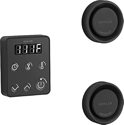 Kohler 5558-BL Invigoration Steam, No Size, Matte Black