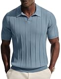 DISEÑO - El polo tiene mangas cortas, cuello, tela texturizada en toda su extensión y ajuste regular para una gran experiencia de uso y un aspecto moderno.