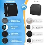 SweetSlubr Lumbar Support Pillow for Office Chair,Back Support(Black,Large) - Image 6