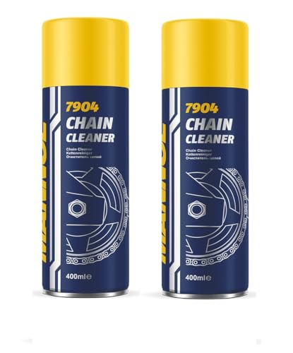MANNOL HTE - (7904 2 PC Motorcycle Chain Cleaner, 400 ml)