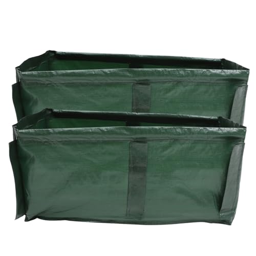 Hemobllo 2pezzi Per Piantare in Pe Contenitore Per Coltivazione Rettangolare Traspirante Sei Laterali Per Per e