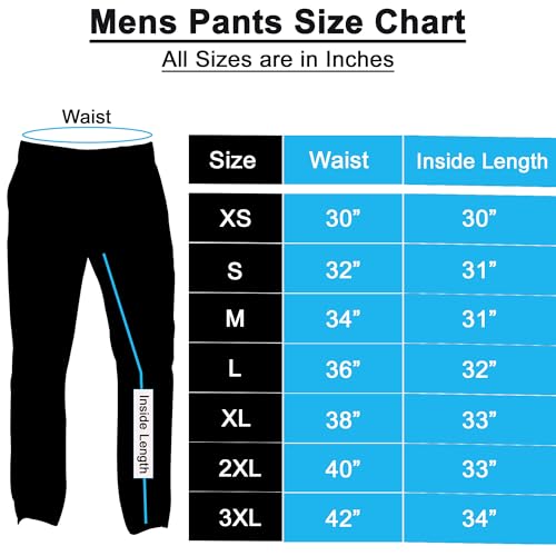 SpazeUp Mens Superstar Belted Concert Pants Gothic Punk Rock Pant Men Black Cotton Pants Metal Straps