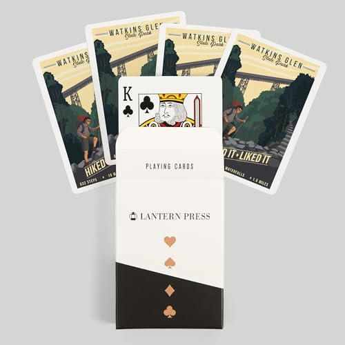 Baraja de Póker Watkins Glen State Park 52 cartas miniatura 6