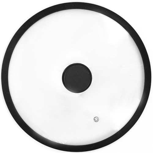 Silicon Glass Lid for Pot,Pan,Skillet Fits 12
