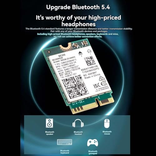 Tarjeta WiFi 7 BE200 para solucionar problemas de señal baja y desconexión en Windows 10 y 11 4