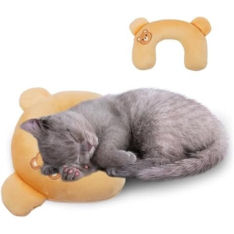 DENTRUN Cat Pillow for Comfortable Sleep Cover