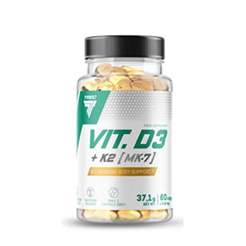 Trec Nutrition Vit. D3 + K2 (MK-7) - 60 caps.