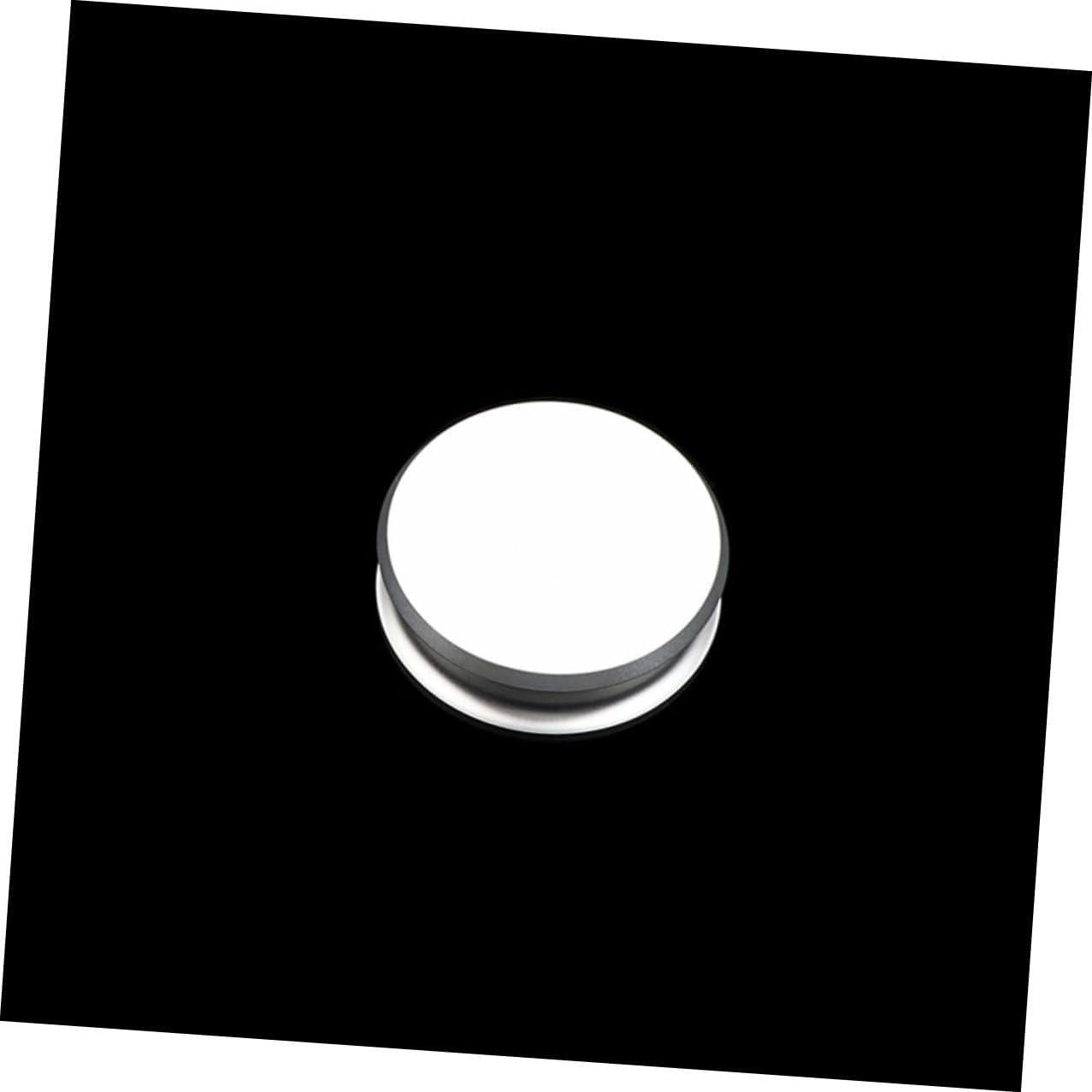 Vinyl Turntable Weight Clamp Stabilizer Disc Record Weight Reducer Metal Balance Tool for Vinyl Record Players, Silver Turntable Disc Stabilizer for Improved Sound and Vibration