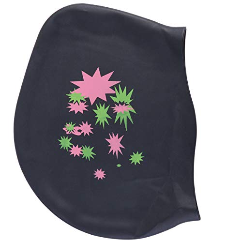 Boné de natação PRETYZOOM longo de silicone para natação, piscina, água, touca de banho e proteção d