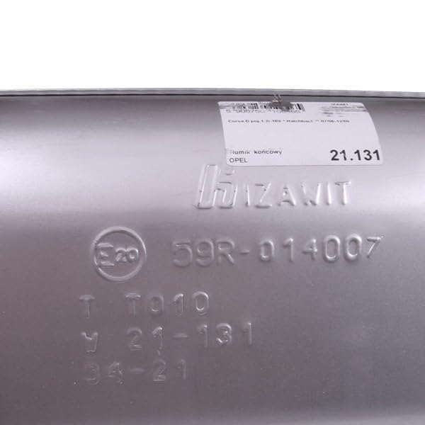 21.131 Endschalldämpfer Kompatibel mit OPEL Corsa D Schrägheck S07 13220779 5852678