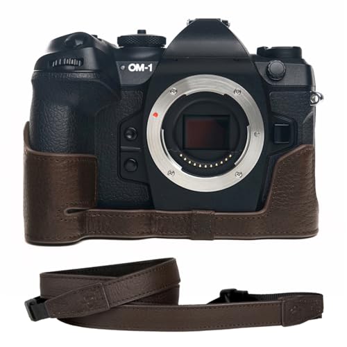 [�b�_�C�[�T��] TP Original Olympus OM-1 OM SYSTEM OM-1 Mark II �f�W�J�� ��p �n���h���C�h+15�J�����X�g���b�v �{�v �{�f�B�P�[�X �n�[�t�J�����P�[�X �o�b�O �J�o�[ �d�r�����֗� (���F)