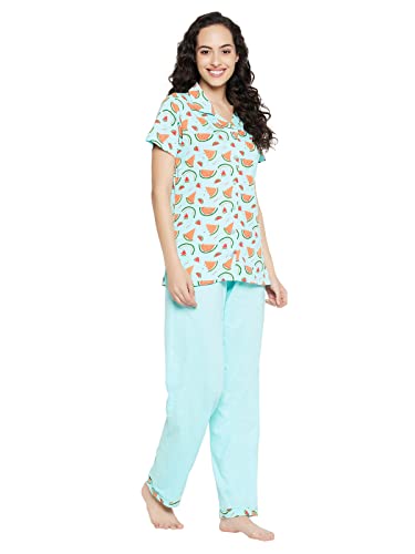 Image of Clovia Cotton Women Pajama Pajama Set