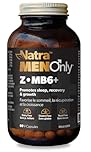 ZMA Supplement for Men - Natra Z MB6+ 60 V-Capsules - Recovery Sleep & Men's Energy, Mood Support - Magnesium Bisglycinate L-aspartate Oxide, Zinc, Vitamin B6 P5P, GABA & L-Tryptophan