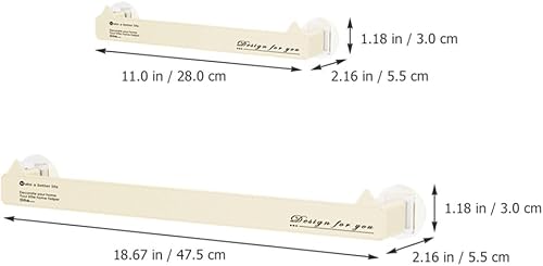 Miniatura 4 de Alipis Zapatero de pared para zapatos, 2 unidades, tiras adhesivas de plástico, para colgar en la pared, zapatillas, perchas para zapatos,