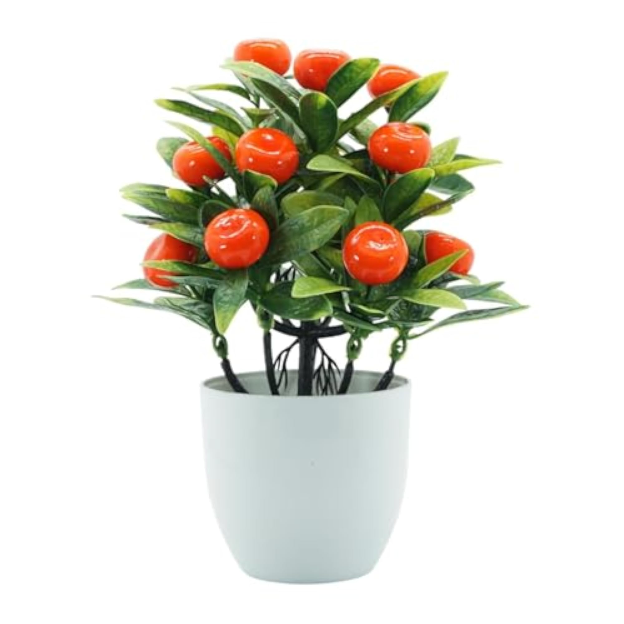 Mini Fake Plant Decorative Fake Fruit Potted Plant for Office Table