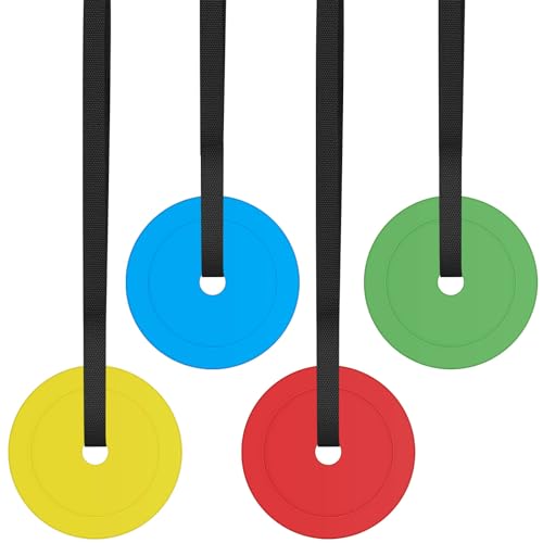 VercanMonth 4 Pcs Soccer Goal Target Agility Hockey Shooting Target with Adjustable Tapes for...