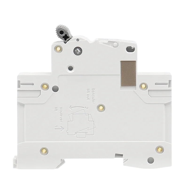 Disjoncteur monophasé GYM9 1P DIN Rail 220 V 400 V 6 A-63 A AC Type 6 KA Pouvoir de coupure Interrupteur marche/arrêt(63A)