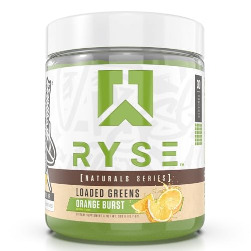 Ryse-Loaded-Greens-Daily-Superfood-Powder-Essential-Micronutrients-Antioxidants-Vitamins-Natural-Energy-Detox-Immunity-30-Servings-Orange-Burst