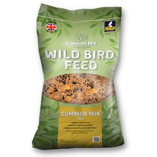 Copdock Mill Summer Wild Bird Seed Mix 20kg – High in Energy, Vitamins and Minerals Ideal for Breeding Months – Bird Food Suitable for All Wild Birds – Wildlife News Shop - Vimarsana News