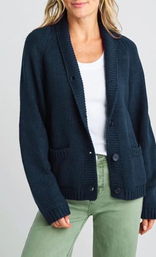 UAURORAO Women American Flag Sweater Open Front Oversized Star Striped Cardigan Long Sleeve Chunky Patriotic Knitwear3