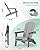 YEFU Adirondack Chair, Oversized Plastic Adirondack Chair Folding Outdoor Chairs with Cup Holder, Lawn Chair with Weather Resistant for Outside Deck Lawn Garden, Weight Capacity Up to 400 Lbs –Grey