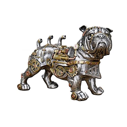 Amazon.co.jp: スチームパンク動物飾り、メカニカルドッグウルフゾウ