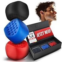 EZOT Jawline Trainer - Das Original kiefer Trainer für Männer und Frauen, definiert Kieferlinie und Gesichtstrainer mit Jawliner Toner, Jaw Exerciser für Doppelkinn entferner - Neck Trainer