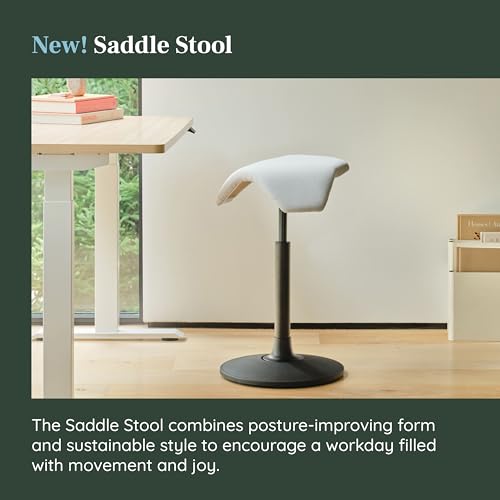 Image of Branch Saddle Stool, Height-Adjustable Active Seat with Ergonomic Design