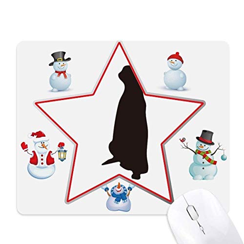 Tapis de souris Noël animal mignon pour décorer votre bureau de télétravail