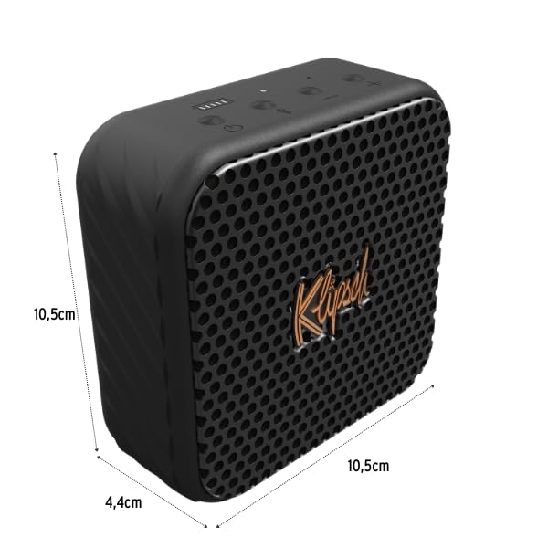 Klipsch The Austin Portable Bluetooth Speaker with a 1.5" Full Range Driver, IP67 dust and Waterproof Rating, 12 Hours of Playtime for a Premium Live Concert Experience - Image 4