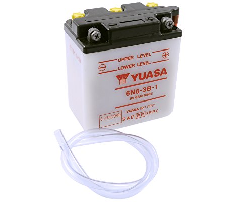 Yuasa Batterie 6N6-3B-1 Aperto Senza Acido