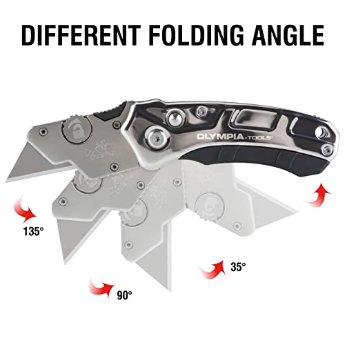 Olympia Tools Faca de aço inoxidável Turbofold 33-125