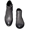 rismart Men's Leather Chelsea Boots Gents Ankle Casual Dress Shoes with Side Zip Grey,9 #5